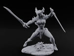 Twin Blades Crossing Human Warrior turntable