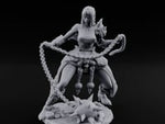 Chain Whipping Crouching Human Fighter turntable