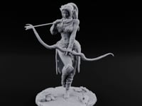 Arrow Nocked Knee Raised Elf Archer turntable