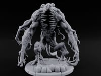 Maw Gaping Ribs Exposed Flesh Renderer turntable