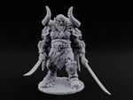 Twin Blades Lowered Striding Human Warlord turntable