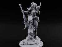 Skull Clutching Axe Bearing Shaman turntable