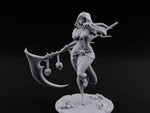 Scythe Trailing Knee Raised Human Reaper turntable