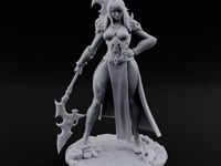 Axe Trailing Hip Cocked Human Warrior turntable