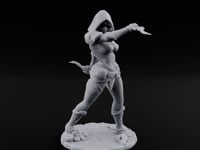Hood Up Claws Striking Human Assassin turntable