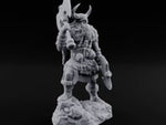 Axe Shouldered Knee Raised Human Viking turntable