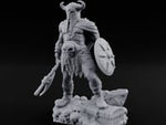 Skull Dangling Shield Ready Warrior turntable