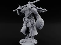 Sword Aloft Cloak Streaming Human Knight turntable