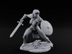 Sword Sweeping Shield Braced Human Barbarian turntable