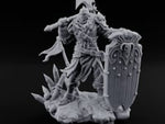 Axe Swinging Shield Lunging Human Warlord turntable