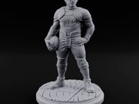 Ball Tucking Human Athlete turntable