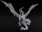 Sword Raised Aloft Human Undead Dragon Rider turntable