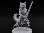 Sword Raising Tabaxi Fighter turntable