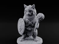 Mace And Shield Ready Tabaxi Paladin turntable