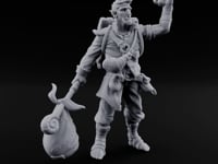 Sack Swinging Human Caravan Leader turntable