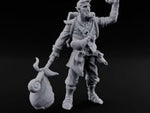 Sack Swinging Human Caravan Leader turntable
