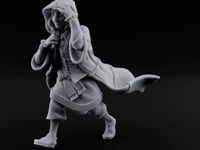 Hood Pulling Sneaking Human Noble turntable