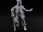 Crutch Leaning Gesturing Human Refugee turntable