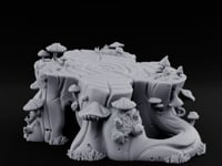 Ring-Grained Fungus-Smothered Forest Stump turntable
