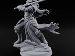 Hair Whipping Sword Raised Elf Swordmaster turntable