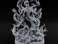 Jaw Screaming Flames Rising Corpse Flower Avatar turntable