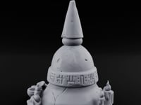 Glyph-Banded Candle-Flanked Sacred Bell Stupa Shrine turntable