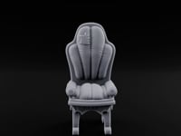 Torn-Cushion Gothic-Legged Noble Armchair turntable