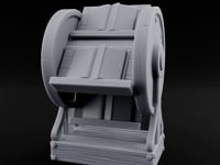 Spoke-Wheeled Tome-Tiered Scholar's Book Wheel turntable