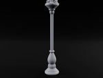 Wax-Dripped Flame-Crowned Candle Lamp Post turntable