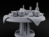 Barrel-Stacked Bottle-Crowded Tavern Market Table turntable