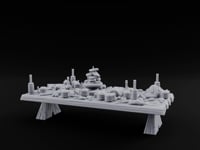 Bread-Piled Flagon-Crowded Feast Banquet Table turntable