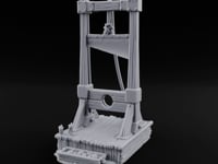 Rope-Hung Plank-Platformed Guillotine Execution Block turntable