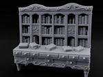 Fleur-de-Lis Drawer-Fronted Noble Grand Bookcase Desk turntable