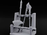 Spear-Racked Rope-Lashed Tribal Weapon Stand turntable