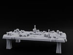 Mug-Crowded Cloth-Skirted Tavern Leftovers Table turntable
