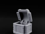 Glyph-Bordered Crack-Faced Stone Treasure Chest turntable