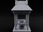 Ladle-Stirred Overflowing-Bowled Covered Water Well turntable