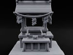 Rope-Draped Offering-Bowled Japanese Wayside Shrine turntable