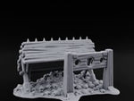 Spike-Crowned Skull-Heaped Spanish Donkey Torture Bench turntable