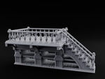 Baluster-Railed Plank-Supported Tavern Staircase Landing turntable