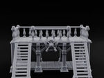 Baluster-Topped Rivet-Bolted Tavern Staircase Platform turntable