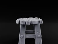 Bolt-Jointed Splinter-Topped Tavern Stool turntable