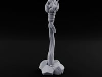 Vine-Twisted Stone-Based Standing Torch Post turntable