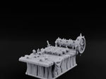 Spike-Rolled Skull-Scattered Torture Rack Table turntable