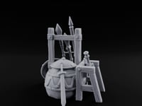 Spear-Racked Helm-Propped Armory Weapon Stand Set turntable