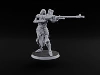 Rifle Shouldered Sight Taking Anti-Tank Trooper turntable