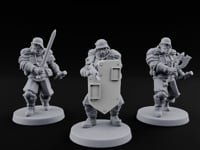 Rifle Bearing Shield Wielding Troopers turntable