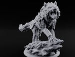 Jaws Snapping Lunging Armoured Dire Wolf turntable