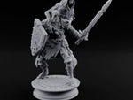 Crown Wearing Sword Thrusting Skeleton King turntable
