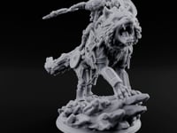 Axe Thrusting Wolf Rider turntable